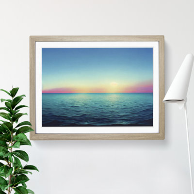 XH1022-7575X Rose Sky Above the Ocean Vol.3 1 Piece Single Picture Frame Painting