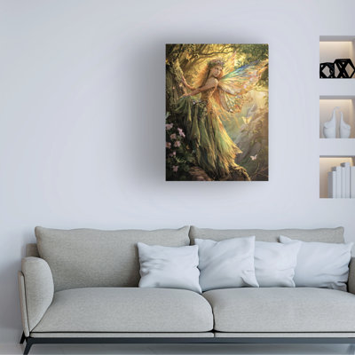 Bolog Mikey Bergman Butterfly Golden Canvas Art