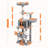 60-Inch Tall Multi-Level Indoor Cat Tree