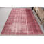 Grand tapis turc rétro Anatolian en mauve pour une utilisation dans la salle à manger avec un design surteint et un style Oushak