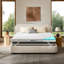BEDLORE® 3' Gel Memory Foam Mattress Topper with Cover, Medium-firm Mattress Addition with Breathable ＆ Washable Cover, Soften Mattress That Too Firm, for Back Pain Relief-118486485