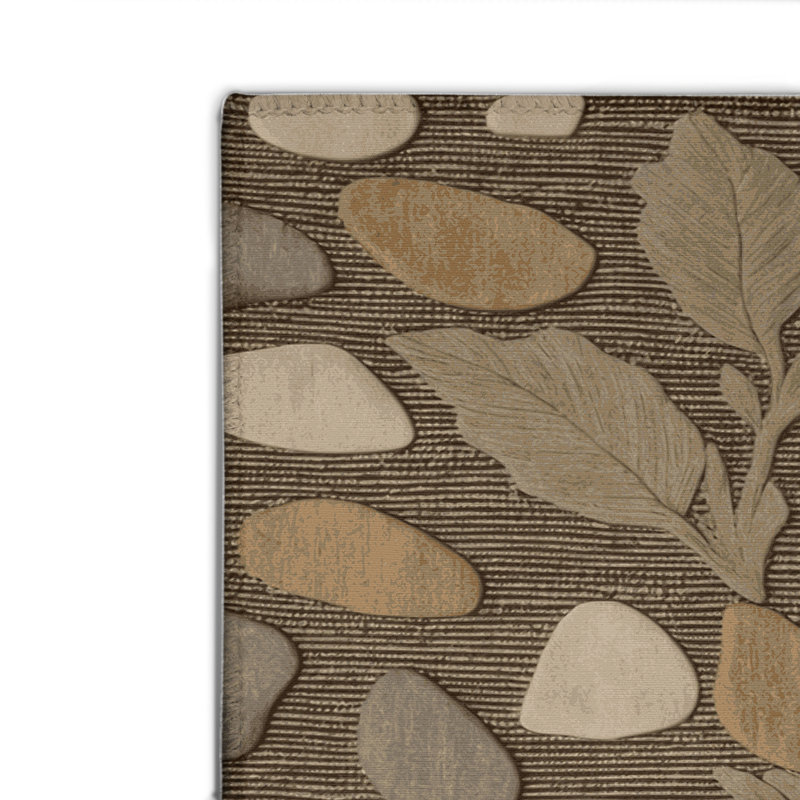 Tapis d'intérieur et d'extérieur brun Nature, Rectangle 4pi x 6 pi