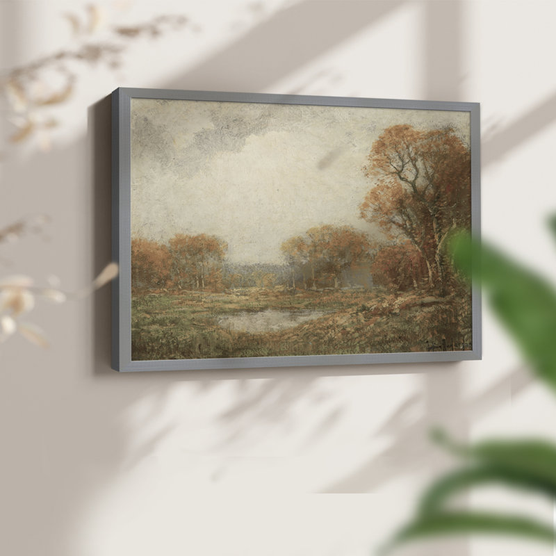 Paysages rétro-DCIV - reproduction encadrée, H 22 po x l 28 po