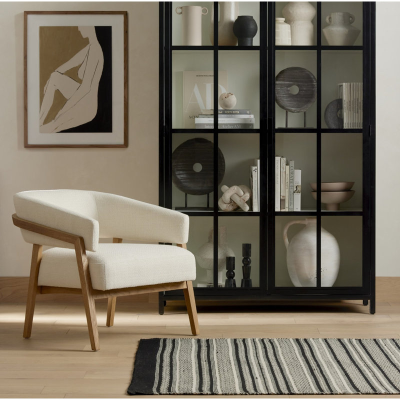 Dexter Barrel Chair, Gibson White