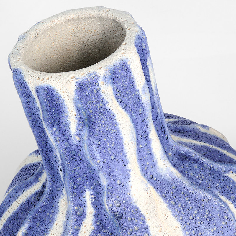Ripple Handmade Ceramic / Porcelain Table Vase