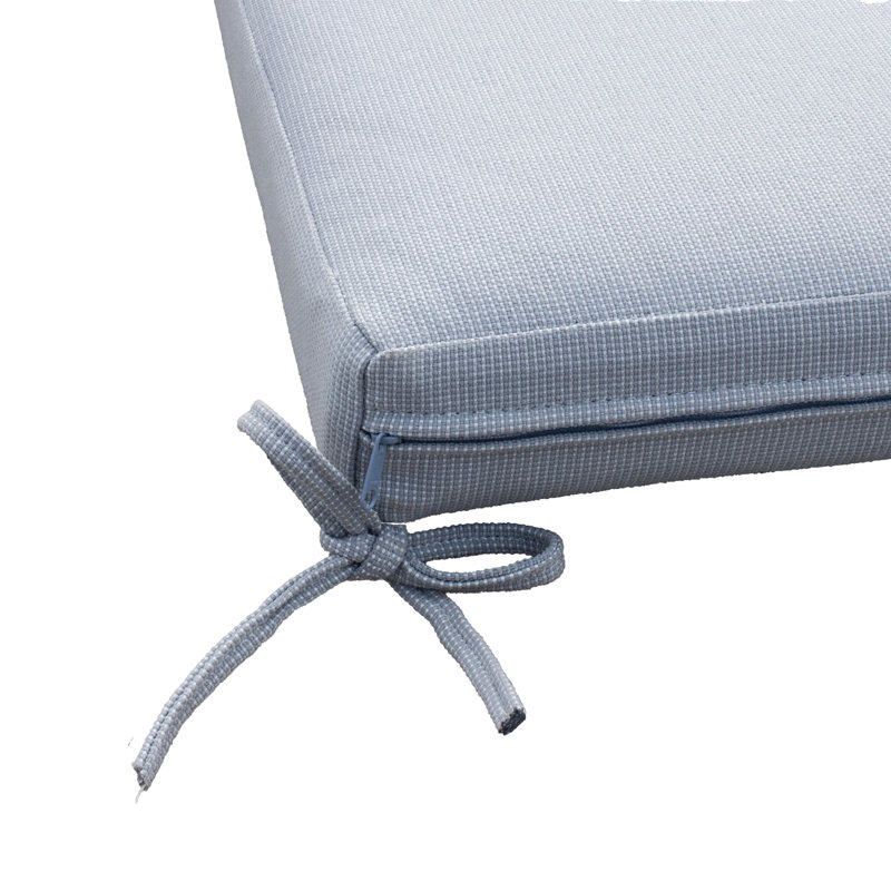 TB Bench Outdoor Cushion, Bamboo Bay Cloud, 50"W x 19"L