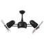 41" Dagny 6-Blade Dual Ceiling Fan with Wall Remote-773958790-775908377