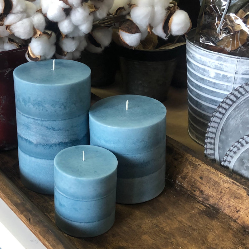 Sweet Dreams Scented Pillar Candle, 4" H x 3" W x 3" D