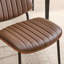 Ensemble de chaises en similicuir rétro Mid-Century-1047901671