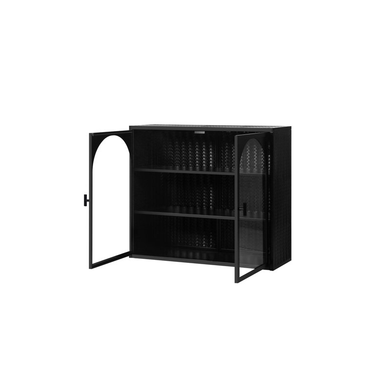 Armoire murale noire avec tablette amovible, répond aux besoins de rangement de la salle à manger, tablette de 28,3 po - Organisez votre salle de bain