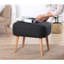 Conway 50cm Wide Square Footstool Ottoman-927257006