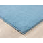 Taeler Washable Modern Living Room Rug Polyester Plain Indoor Area Rug with Low Pile - Anti-Slip Felt Backing Carpet Bedroom-Hallway, Teal-1751270969