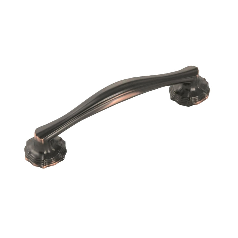 Poignée à barre centrale de 3 3/4" Verona, Bronze huilé mis en évidence, 3 3/4"