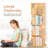 360° Display 4 Tier Thick Solid Wood Rotating Bookshelf
