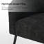 Chaise avec accoudoirs modernes 27,5 po Cadie-94883779