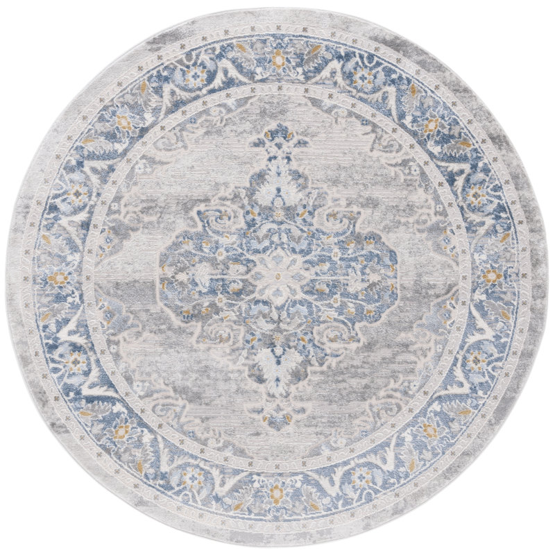 Palma Performance Oriental Rug, Round 6'7"