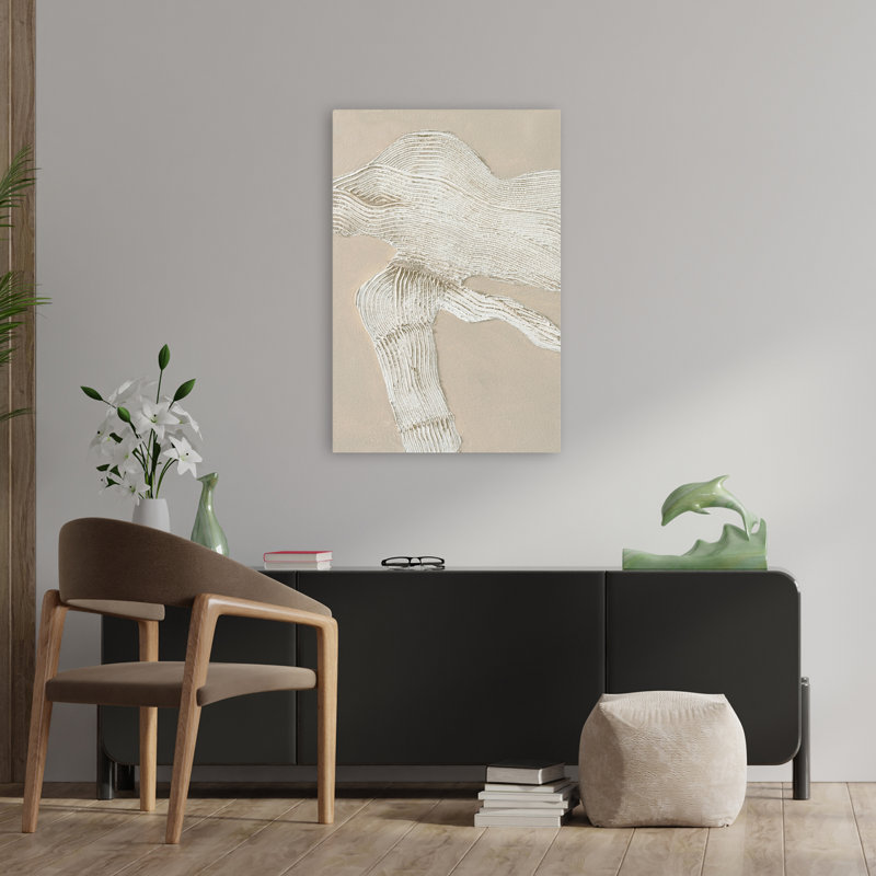 Forme d'art 1 - ensembles abstraits d'art neutre, H 36 po x l 24 po