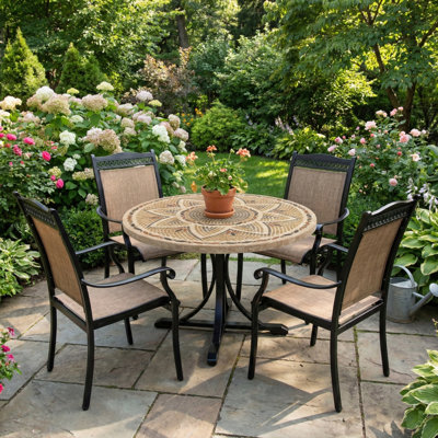 4 - Person Patio Dining Set with ROUND Table