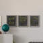 Sunny Horizon I - 3 Piece Single Picture Frame Painting on Canvas-377579340-377579383