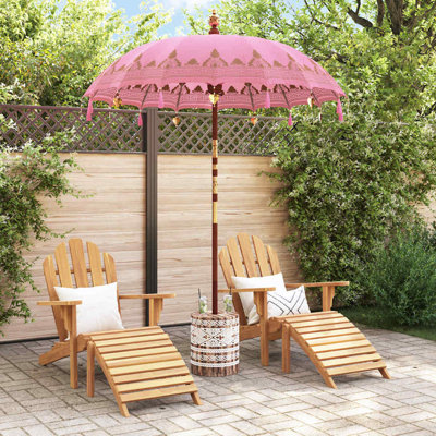 Balinese Parasol Cotton, Solid Wood