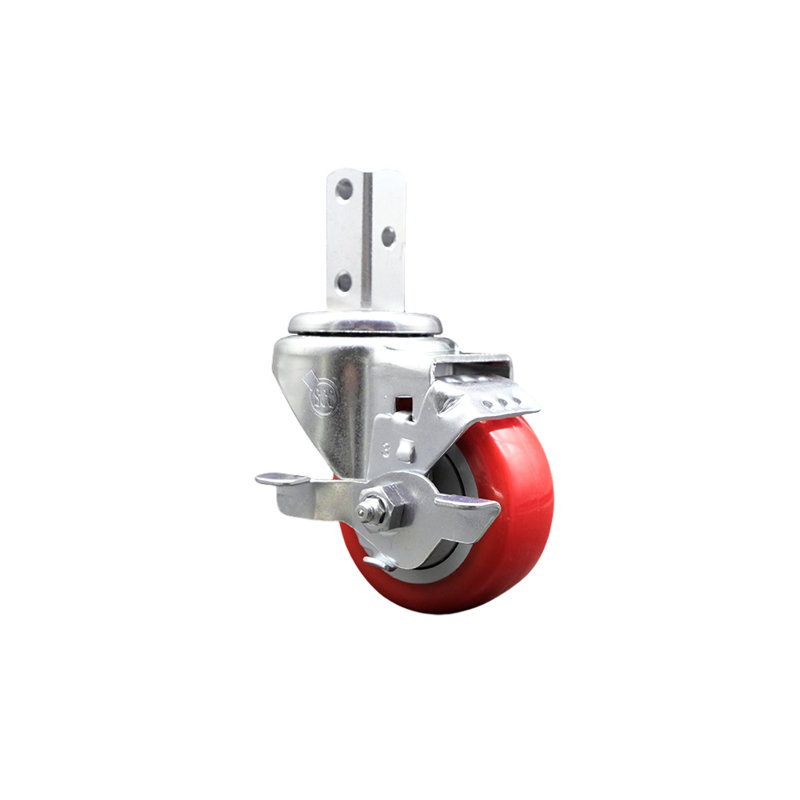 Polyurethane Caster, Red