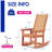 HDPE Outdoor Rocking Chair-1367559700