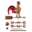 H Metal Animals Weathervane-71121416