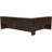 Queen Size Wood Daybed with Storage Shelves, USB Ports & LED Lighting, Brown-2139905374