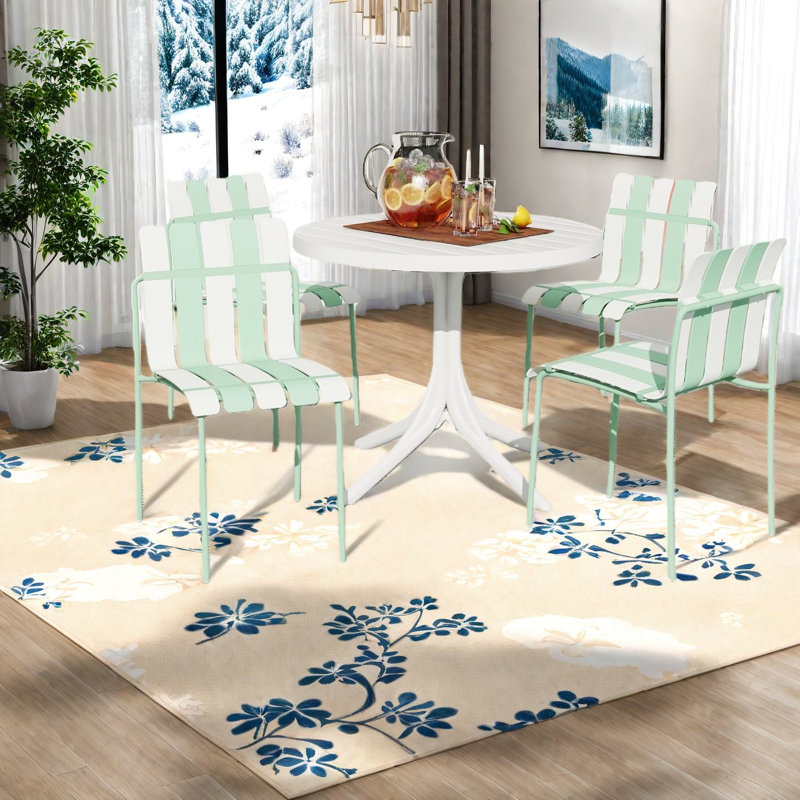 Dining Table Sets(must Include Both Table And Chair) Modern Pp Metal