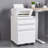 [Installation Required] 3-Drawer Mobile Filing Cabinet With Lock, Legal/Letter Sized Office Storage Filing Cabinet, Metal Filing Cabinet (White),Suitable For Offices And Study Rooms-123994486