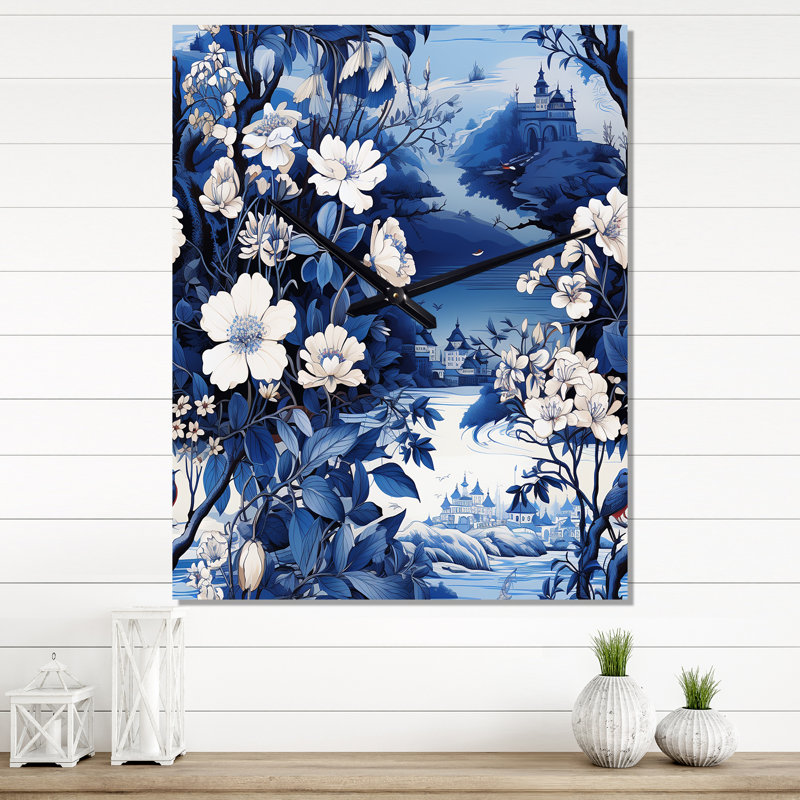 Janniel - Floral Wall Clocks, Large