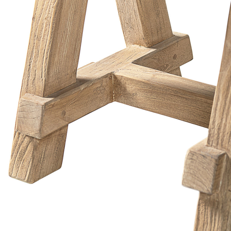 Table d'appoint carrée en orme récupéré 18 po Hawthorne, Naturel