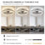 Ventilateur de plafond avec lumière encastrée Quiet-2074319806