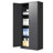 71"H Metal Garage Storage Cabinet Tool Steel Locking Cabinet With Doors And 3 Shelves, Tall Cabinets For Garage Storage Systems Lockable File Cabinet For Home Office, Classroom/Pantry-1307021908