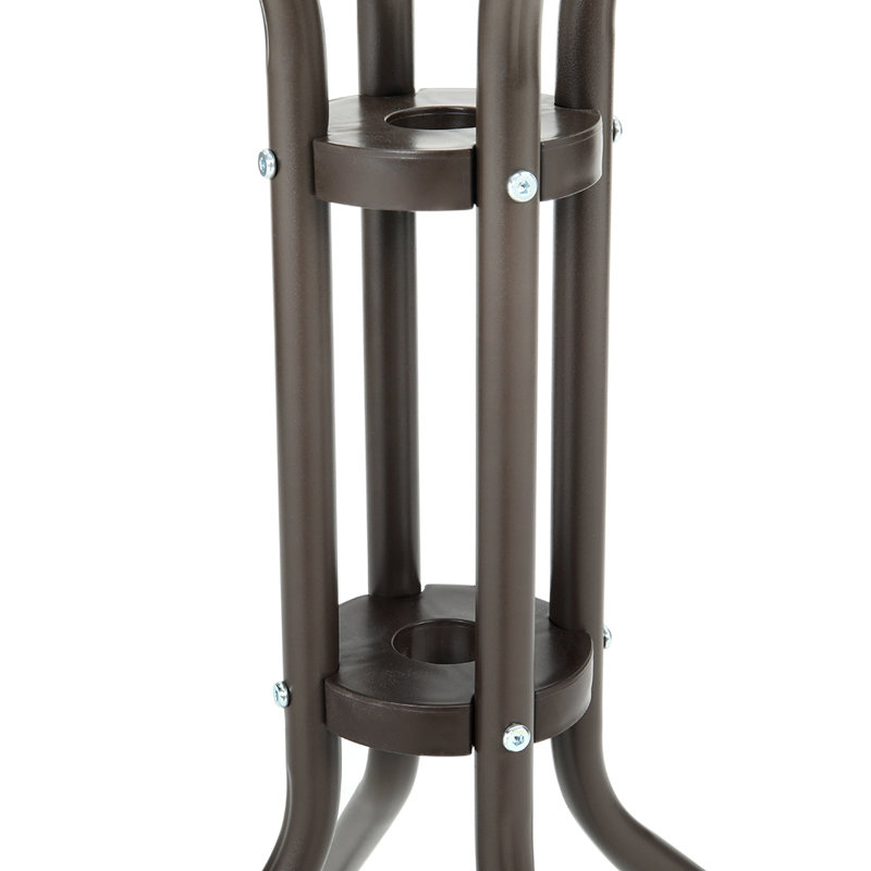 Gilad Round Outdoor Bistro Table , 60cm cm W 60cm cm D, Brown
