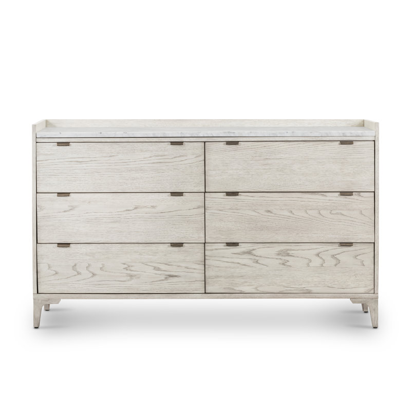 Viggo 6 Drawer 60" W Double Dresser