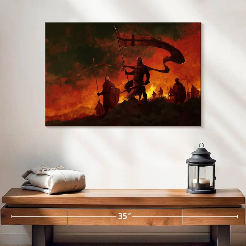 Keiri Medieval War, 16" H x 24" W
