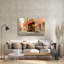 Hillside Caf par Haixia Liu - impression sans cadre-2036153102