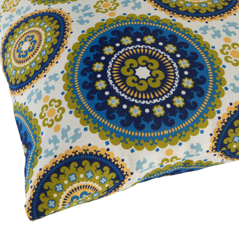 Henrich Indoor/Outdoor Striped Lumbar Pillow, Summer