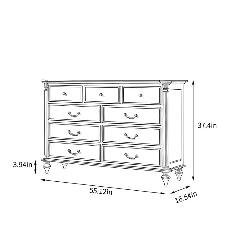 Armoire de rangement multifonctionnelle à grande capacité, Noyer