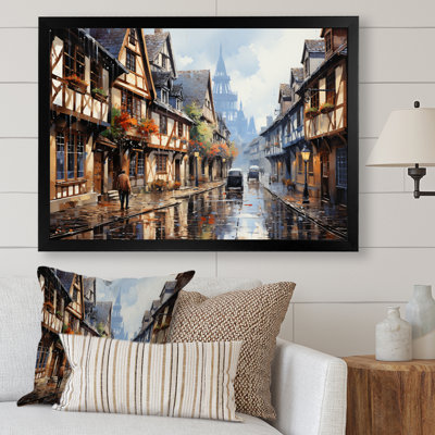 Martinas French Quaint Streets of Colmar I - reproduction sur toile