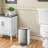 Stainless Steel Garbage Can with Lid, Step-On Pedal and Inner Bucket, Rectangular Trash Can for Kitchen-108928416