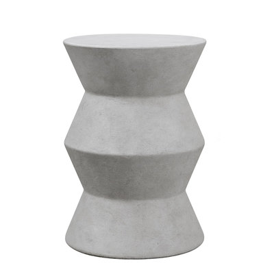 Hazleigh Concrete Accent Stool by Mercer41