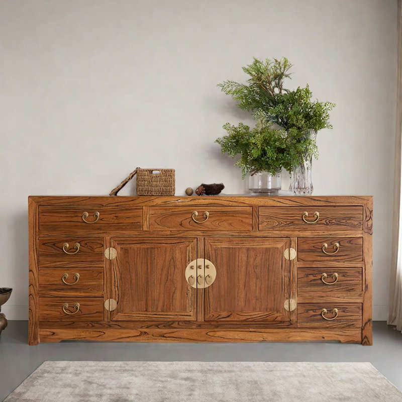 Meuble télé avec rangement en chêne