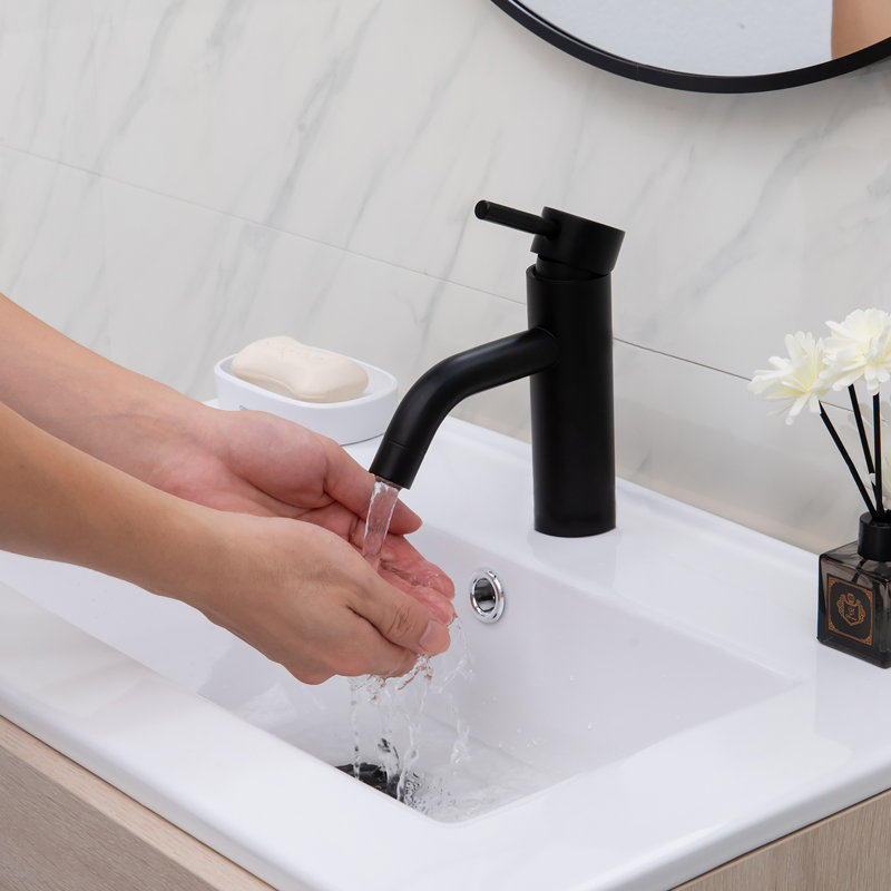 Align Single Hole Bathroom Faucet back