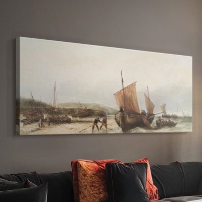 Série nautique-CCDXV- Toile tendue avec châssis - Prêt à accrocher