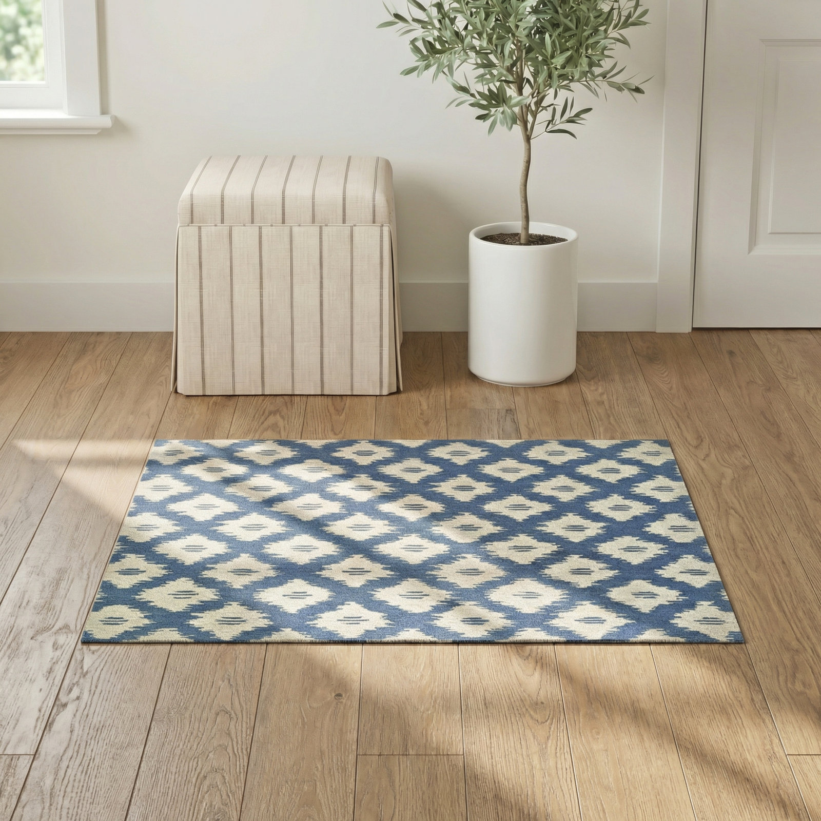 Juliet Slate Hand-Tufted Wool Rug, Rectangle 2' x 3'