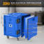 Porte-casseroles 82 litres avec roulettes verrouillables bleu