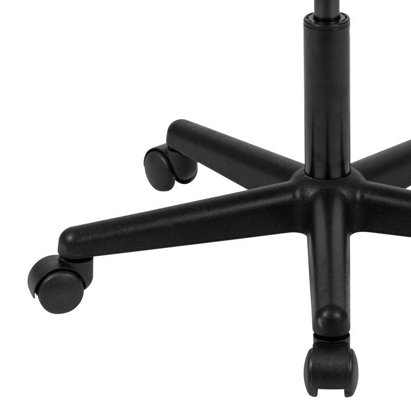 Tabouret de laboratoire à hauteur ajustable à hauteur médicale sans arrière series Gallentine, Noir