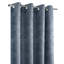 Patson Light Filtering Grommet Curtain Panel in Steel Blue-1782096081